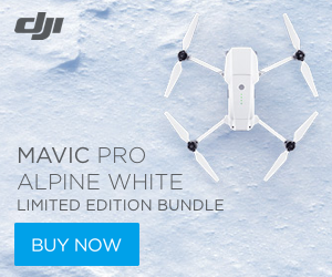 Mavic Pro Alpine White Combo - Portable Yet Powerful 4K Drone
